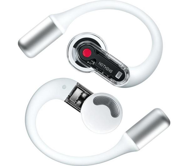 NOTHING Ear (open) Wireless Bluetooth Noise-Cancelling Earbuds - White