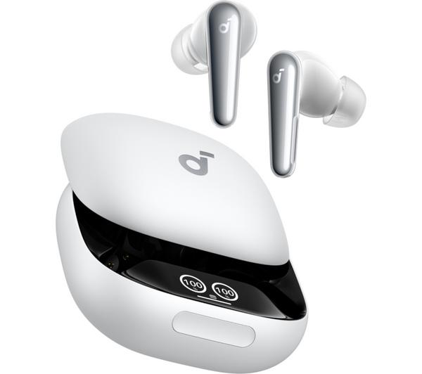 SOUNDCORE Liberty 4 Pro Wireless Bluetooth Noise-Cancelling Earbuds - White