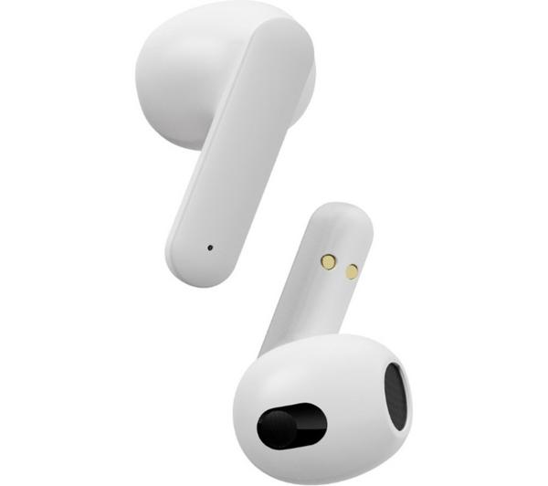 STREETZ T160 Wireless Bluetooth Earbuds - White