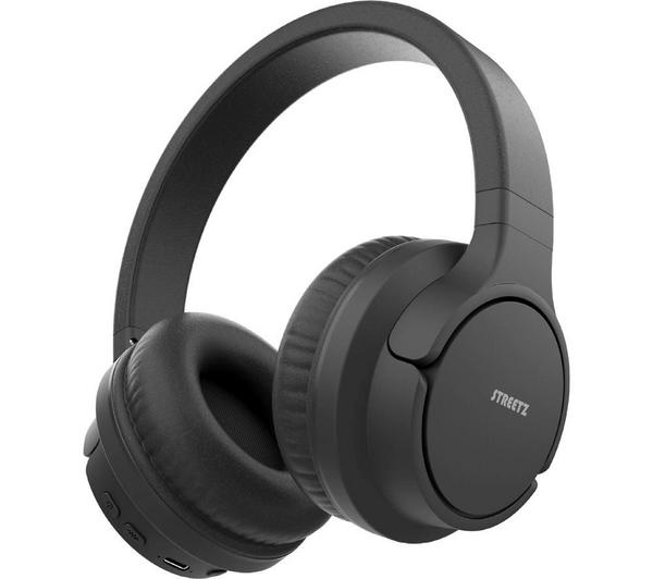 STREETZ BT510 Wireless Bluetooth Noise-Cancelling Headphones - Black
