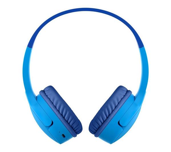 BELKIN SoundForm Mini AUD002BTBLV3 Wireless Bluetooth Kids Headphones - Blue