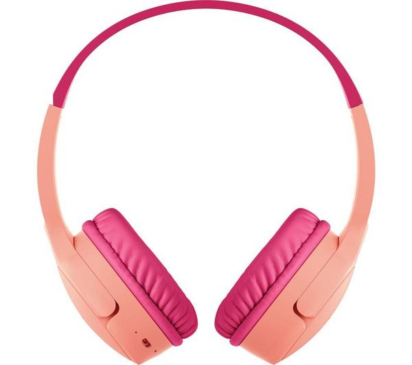 BELKIN SoundForm Mini AUD002BTPKV3 Wireless Bluetooth Kids Headphones - Pink
