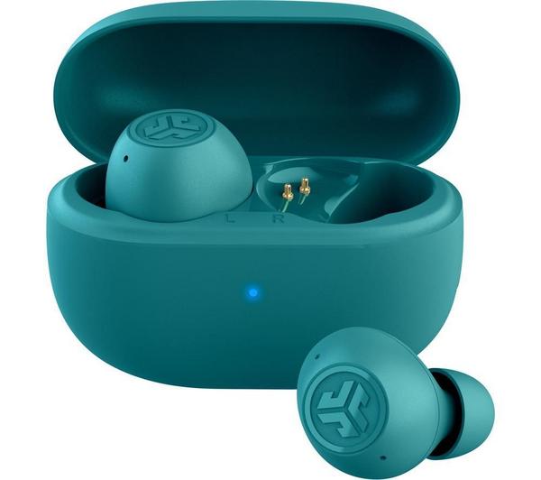 JLAB Go POP ANC Wireless Bluetooth Noise-Cancelling Earbuds - Teal