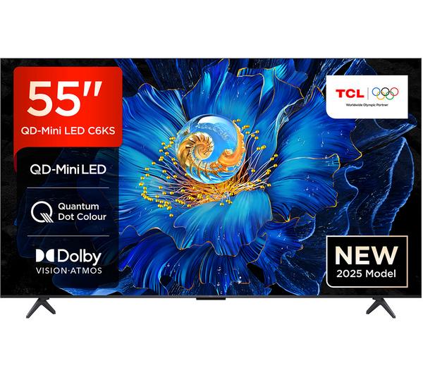TCL C6KS 55\" QD-Mini LED 4K HDR Smart Google TV - 55C6KS