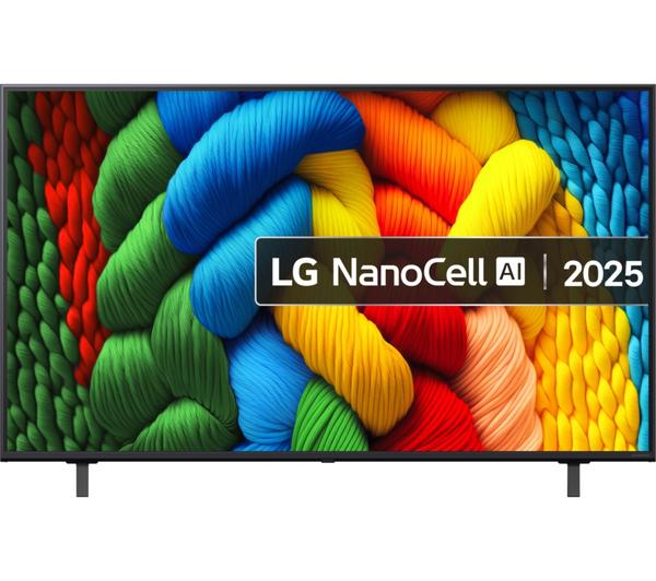 LG NANO80 55\" NanoCell AI 4K HDR Smart TV 2025 - 55NANO80A6B