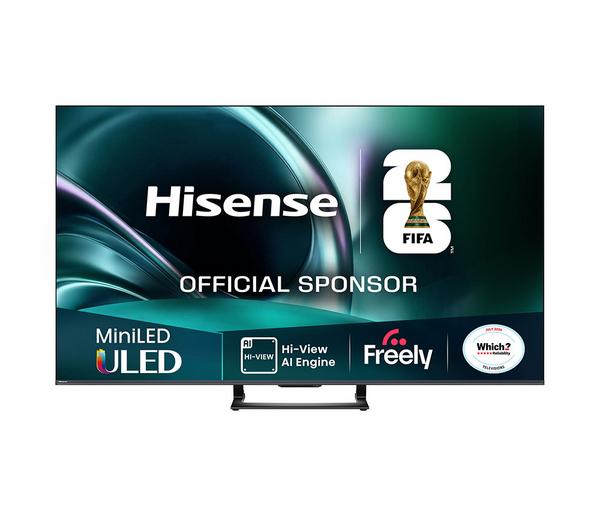 HISENSE 75U7QTUK 75\" Smart 4K Ultra HD HDR Mini LED TV
