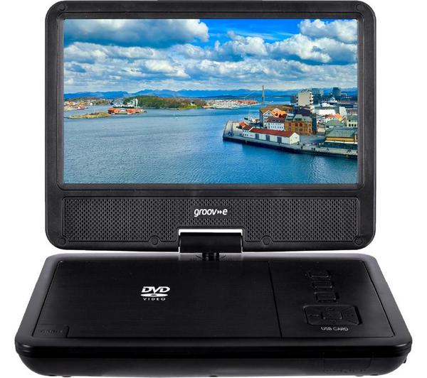 GROOV-E GVDP01BK Portable DVD Player - Black