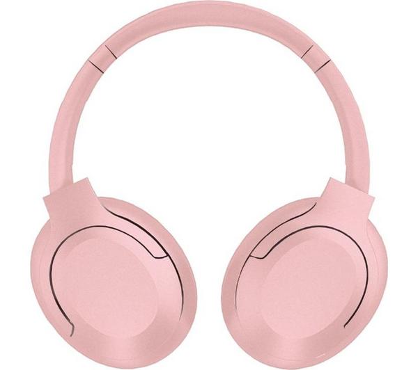 GROOV-E Rhythm Wireless Bluetooth Noise-Cancelling Headphones - Pink
