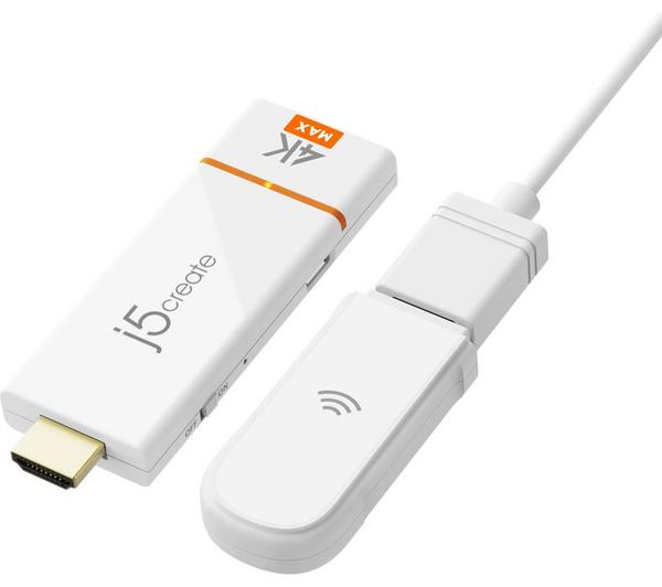 J5CREATE ScreenCast 4K Max JVAW76MAX-N USB micro-B to USB Display Adapter