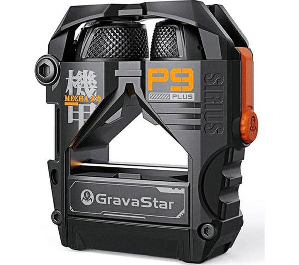 GRAVASTAR Sirius Plus Wireless Bluetooth Noise-Cancelling Earbuds - Black