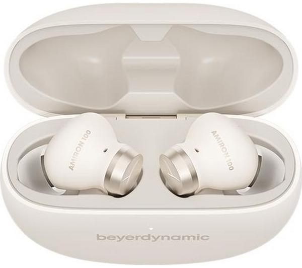 BEYERDYNAMIC Amiron 100 Wireless Bluetooth Noise-Cancelling Earbuds - Cream