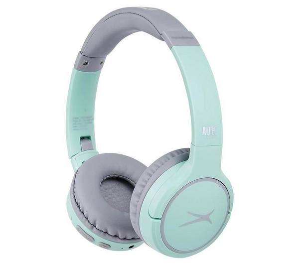 ALTEC LANSING NanoPhones Wireless Bluetooth Headphones - Icy Blue
