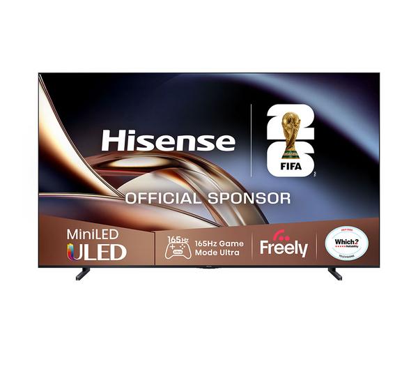 HISENSE U8Q 100\" Mini LED 4K 165Hz Smart AI TV with Freely - 100U8QTUK