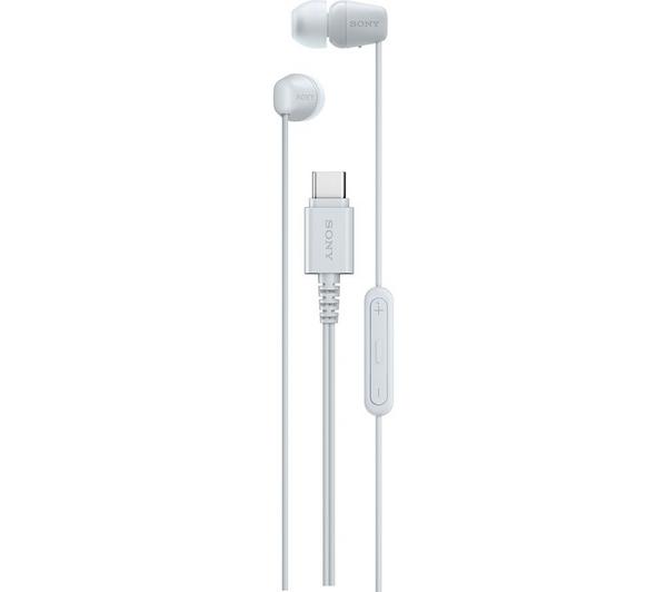 SONY IER-EX15C USB-C Earphones - White