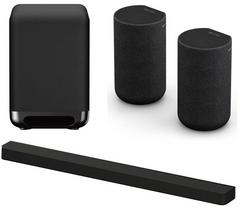 SONY BRAVIA Theatre Bar 9 13.0 Sound Bar, SA-SW5 Wireless Subwoofer & SA-RS5 2.0.2 Wireless Rear Speaker Kit Bundle