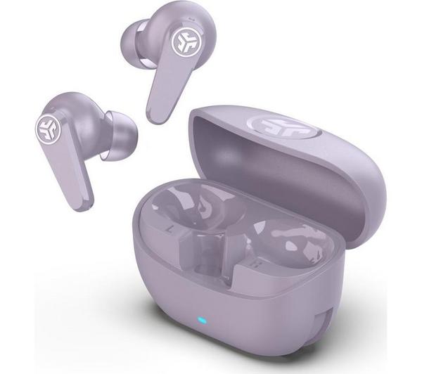 JLAB Go Pods ANC Wireless Bluetooth Noise-Cancelling Earbuds - Lilac
