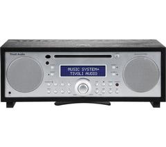 TIVOLI Music System+ Bluetooth All-in-One Traditional Hi-Fi System - Black Ash & Silver