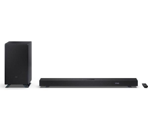 SHARP Q HT-SBW53121 3.1.2 Wireless Sound Bar with Dolby Atmos & DTS:X
