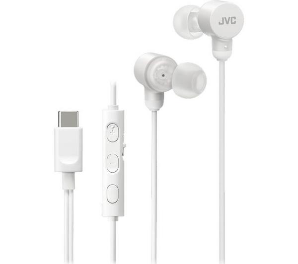 JVC HA FR29UC USB-C Earphones - White