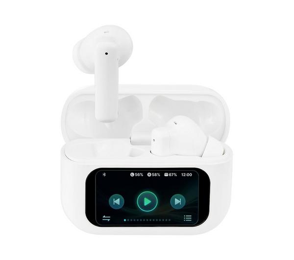 STREETZ T600-WHT Wireless Bluetooth Noise Cancelling Earbuds - White