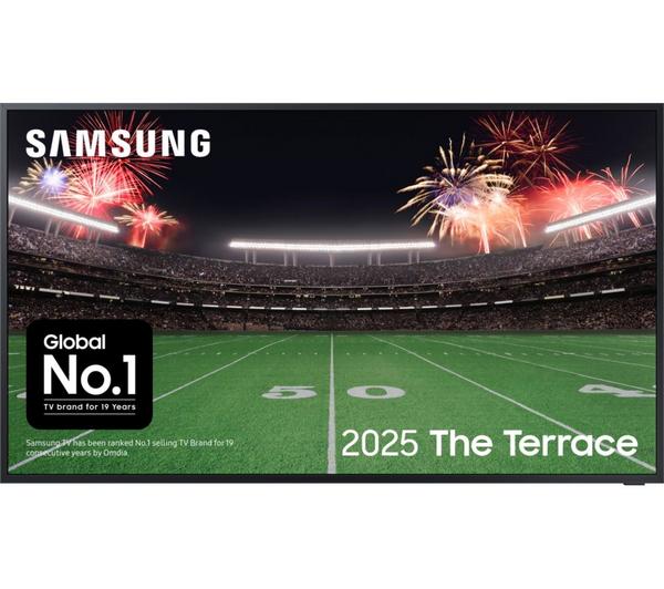 SAMSUNG The Terrace 75\" Neo QLED 4K Outdoor Smart TV – QE75LST7DA