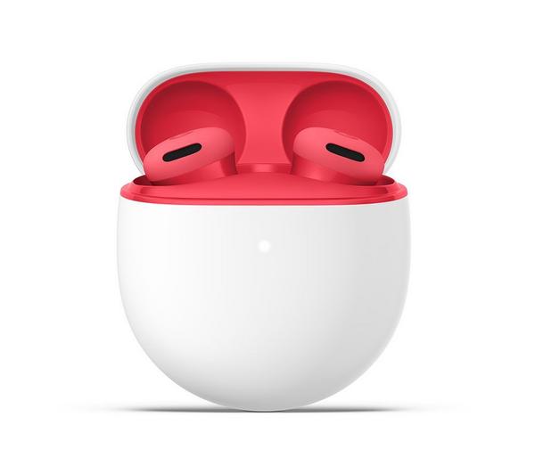 GOOGLE Pixel Buds 2a Wireless Bluetooth Noise-Cancelling Earbuds - Strawberry