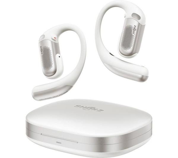 SHOKZ OpenFit Pro Wireless Bluetooth Noise-Cancelling Earbuds - White